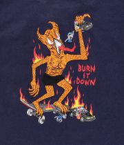 Thrasher Burn It Down T-Shirt (navy)
