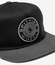 Spitfire Classic 87' Swirl Patch Snapback Casquette (black charcoal)