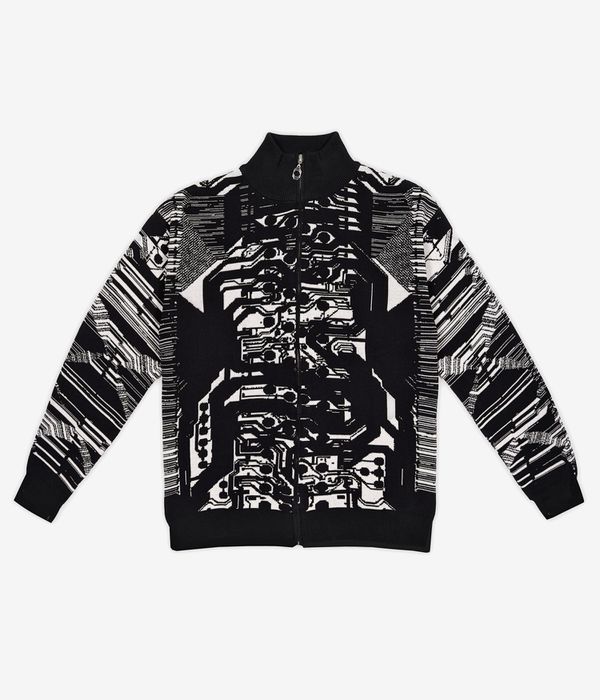 Öctagon Processor Knitted Sweater (black white)