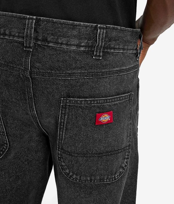 Dickies 954 Relaxed Straight Work Jeans (black wash faded)