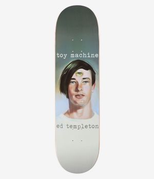 Toy Machine Templeton Portrait 8.25" Planche de skateboard (grey white)