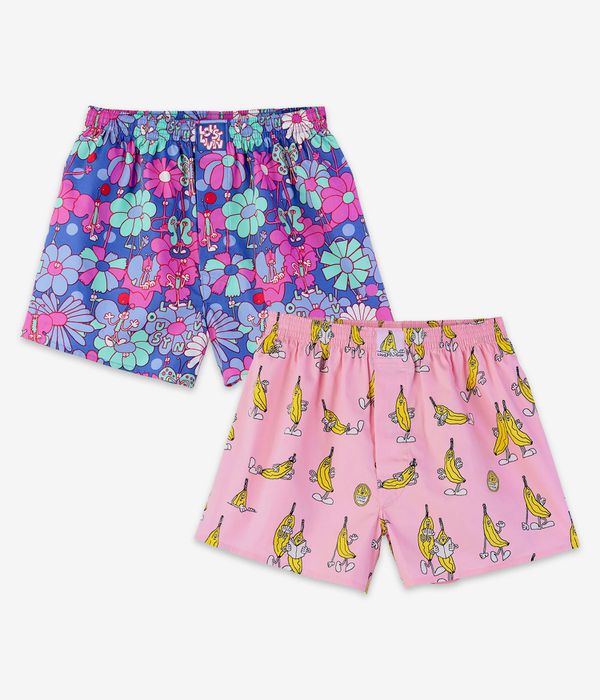 Lousy Livin Butterlfy & Pink Banana Boxershorts (pink) 2 Pack