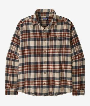 Patagonia LW Fjord Flannel Camisa (paw dried vanilla)