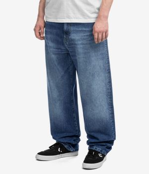 Carhartt WIP Landon Pant Robertson Jeans (blue marble used wash)