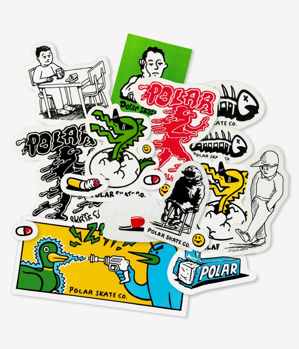 Polar Jacob's Corner Sticker (multi) 10 Pack