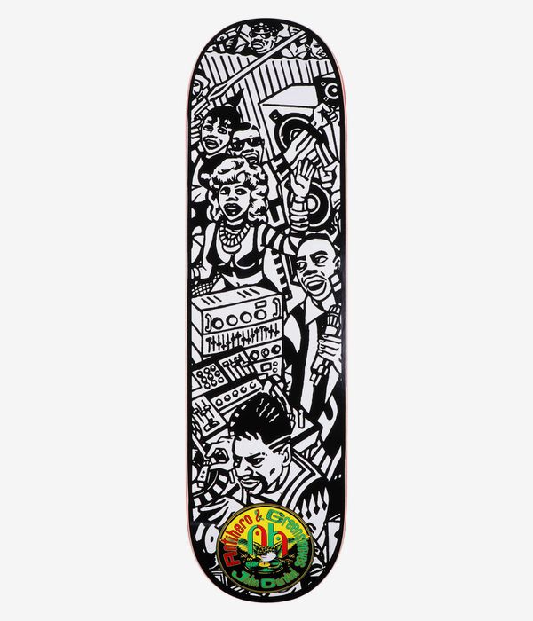 Anti Hero x Greensleeves Cardiel 8.62" Skateboard Deck (black white)