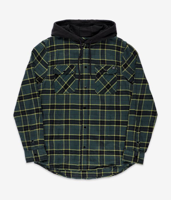 Shop Vans Parkway II Shirt green gables black online skatedeluxe