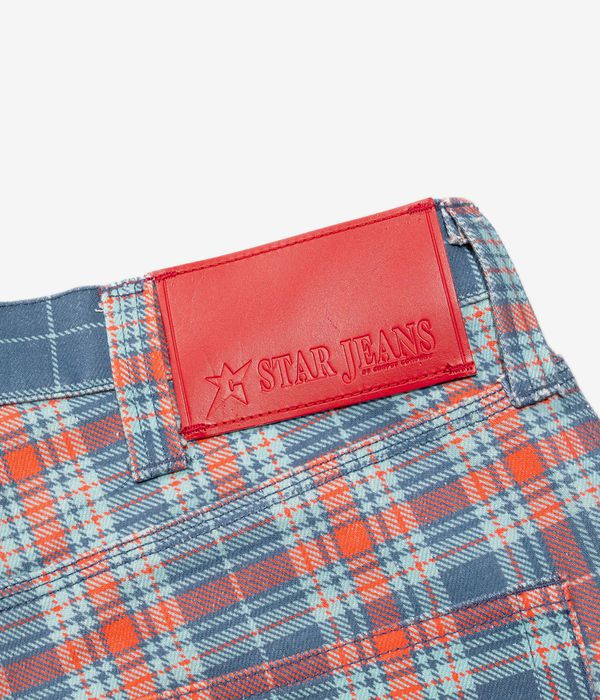 Carpet Company C-Star Plaid Jeans (baby blue)