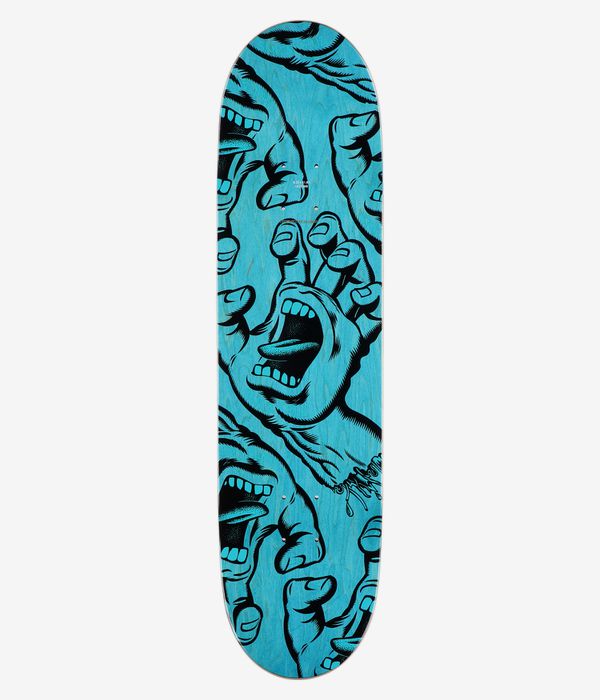 Santa Cruz Crowded Hand ATV 8.25" Skateboard Deck (blue)