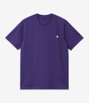 Carhartt WIP American Script Organic T-Shirty (aura)