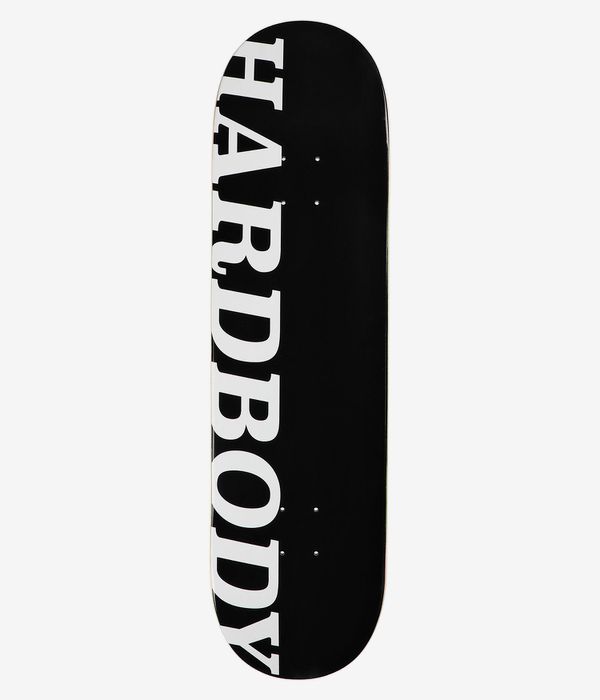 Hardbody Logo 8.5" Skateboard Deck (black)