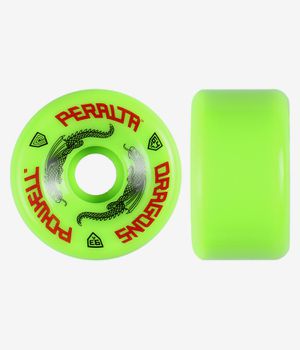 Powell-Peralta Dragon Formula G-Bones Wheels (green) 64 mm 93A 4 Pack