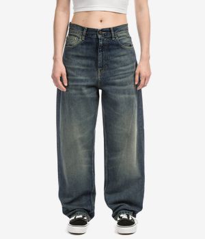Carhartt WIP W' Brandon Camano Jeans women (blue worn used wash)