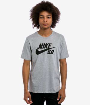 Nike SB Logo T-Shirt (dark grey heather black)
