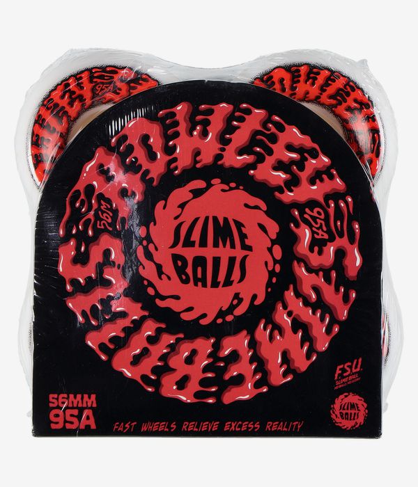 Santa Cruz Rowley Vomit Mini Slime Balls Wheels (white) 56 mm 95A 4 Pack
