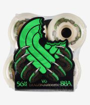 Powell-Peralta Dragons V6 Symmetrical Medium Ride Wheels (offwhite) 56 mm 88A 4 Pack