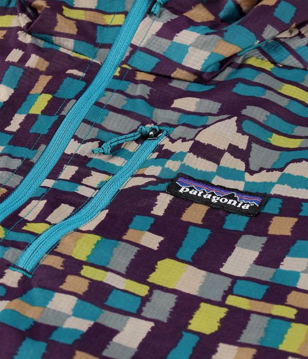 Patagonia Houdini Giacca (fitz roy patchwork belay blue)