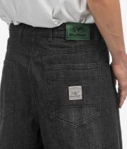 Butter Goods Wide Cut Denim Vaqueros (streaky black wash)