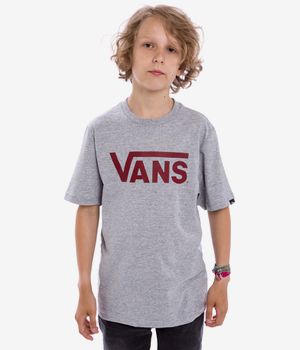 Vans Classic Camiseta kids (athletic heather red dahlia)