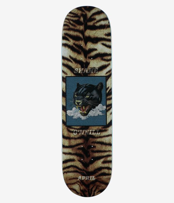 April O'Neill Leopard 8.125" Tabla de skate (multi)