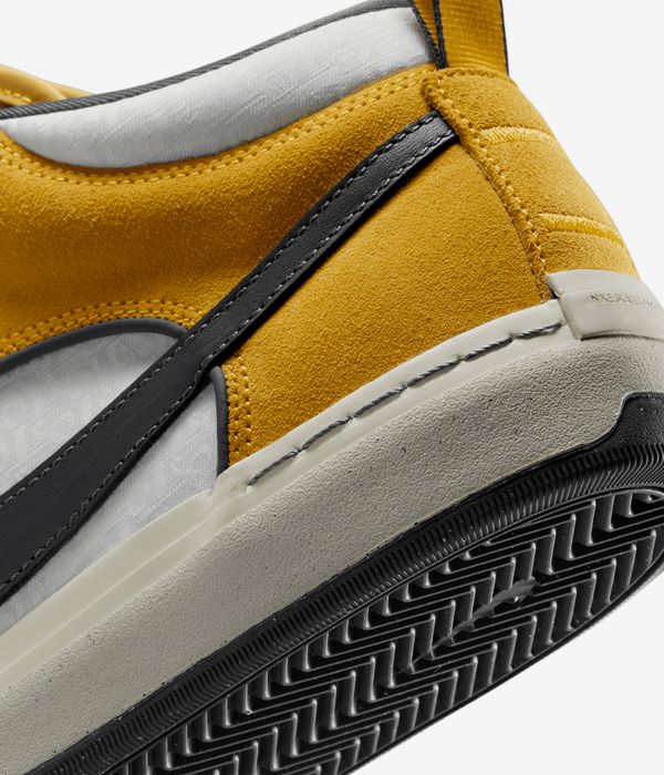 Shop Nike SB React Leo Shoes (gold dark grey white) online