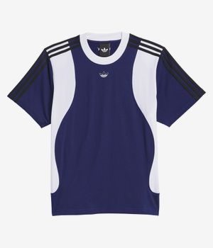 adidas Tyshawn T-shirt (dark blue white)