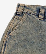 Dickies Madison Denim Shorts (yellow fade indigo)