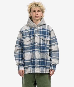 Vans Piedmont Plaid Shacket Chaqueta (oatmeal heather true navy)