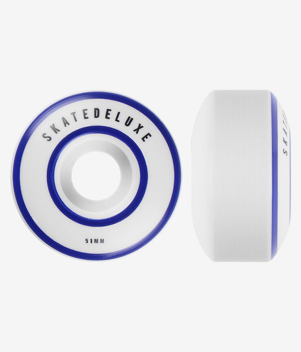 skatedeluxe Lines Series Ruote (white blue) 51mm 100A pacco da 4