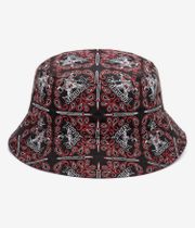 Thrasher Bandana Bucket Chapeau (black red)