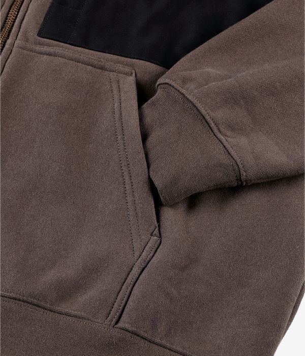 Vans Skate Blurry Tree Zip-Hoodie (coal brown)