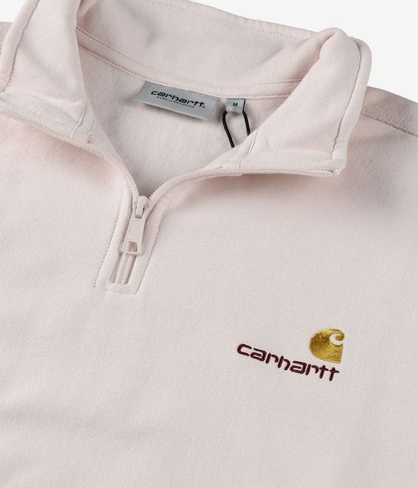 Carhartt WIP American Script Half Zip Sweatshirt (natural)