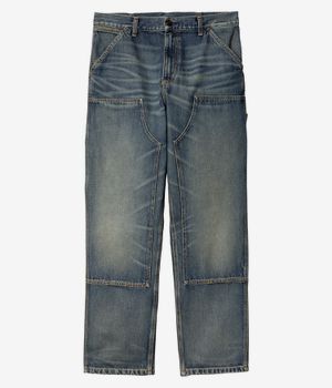 Carhartt WIP Double Knee Pant Smith Jeans (blue worn used wash)