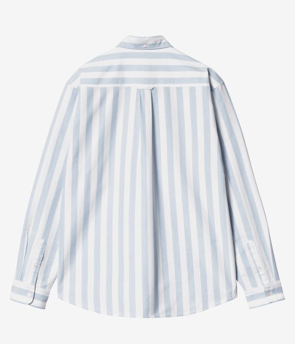 Carhartt WIP Dillion Oxford Chemise (stripe bleach white)