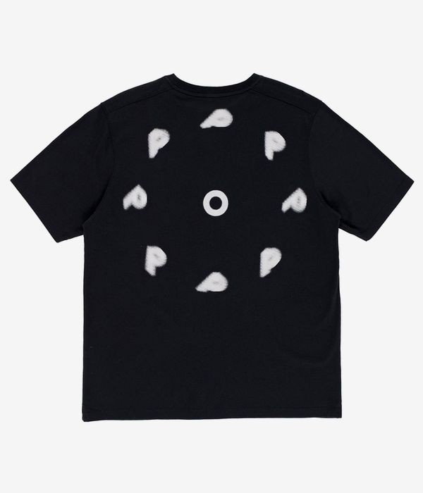 Pop Trading Company Blurred T-Shirt (black)