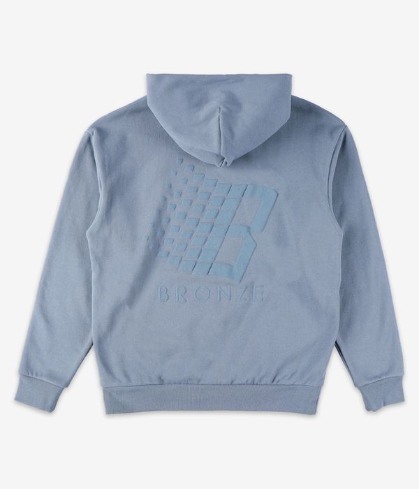 Bronze 56k B Logo Puff Print Sudadera (blue)