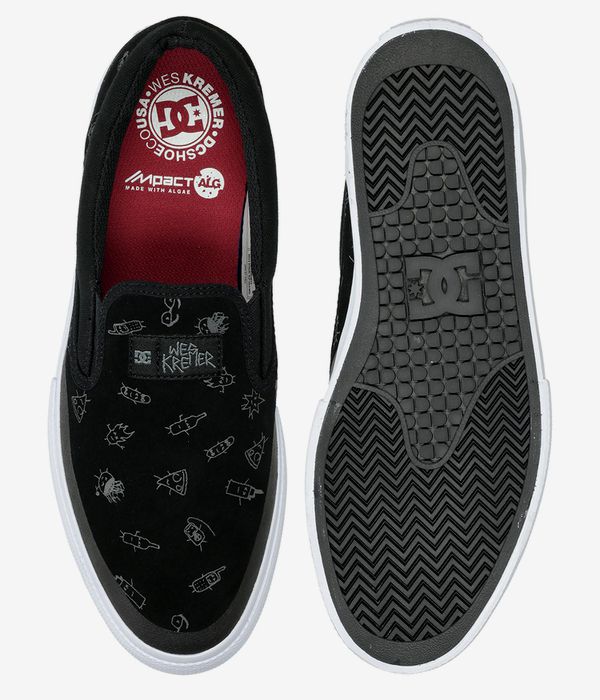 DC Manual Slip On S Wes Schoen (black black grey)