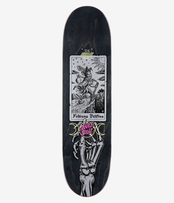 Santa Cruz Delfino Tarot Remix Feelbase 8.25" Skateboard Deck (multi)