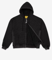 Carpet Company C-Star Double Thermal Zip-Sweatshirt avec capuchon (black)