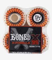 Bones X Formula V5 Wheels (white orange) 54 mm 95A 4 Pack