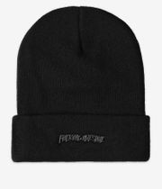 Fucking Awesome Metal Stamp Logo Cuff Beanie (black)