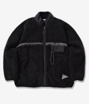 Gramicci x and wander JQ Tape Fleece Veste (black)