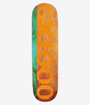 GX1000 Split Veneer 8.25" Planche de skateboard (teal yellow)