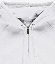 Carhartt WIP Chase Zip-Sweatshirt avec capuchon (ash heather gold)