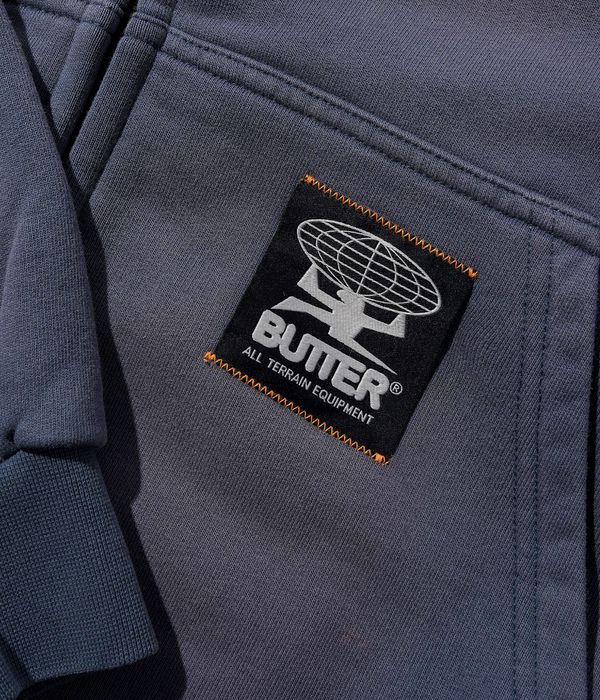 Butter Goods Garage Bluza z Kapturem na Zamek (faded navy)