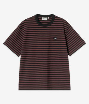 Carhartt WIP W' Essy T-Shirt women (stripe black amarone)