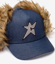 Carpet Company C-Star Fur Cap (dark denim)