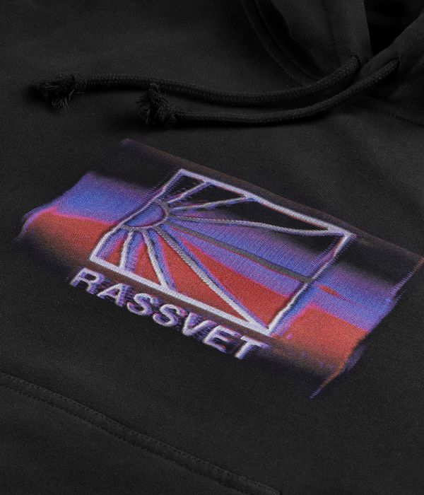 RASSVET | PACCBET Glitch Knit Hoodie (black)