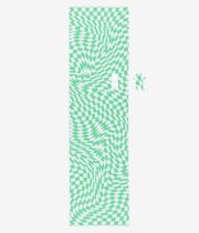 Grizzly Trippy Checkerboard 9" Grip adesivo (green white)