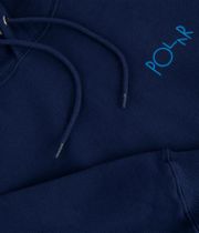 Polar Dave Stroke Logo sweat à capuche (dark blue)